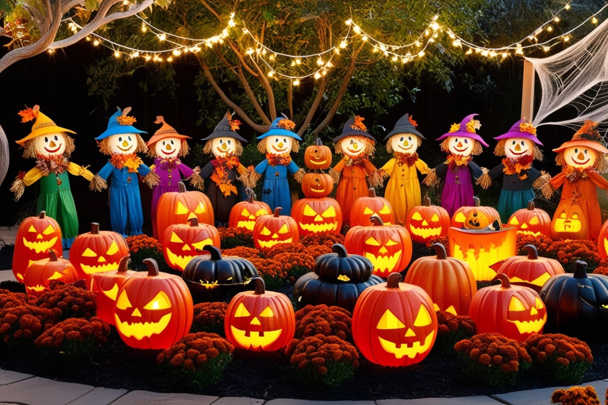 Lot De 48 Mini Citrouilles Artificielles Halloween | Blanc Et Jaune | 3,5cm | Décoration Table, Centre De Table, DIY